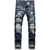 Men's Personality Indentation Jeans